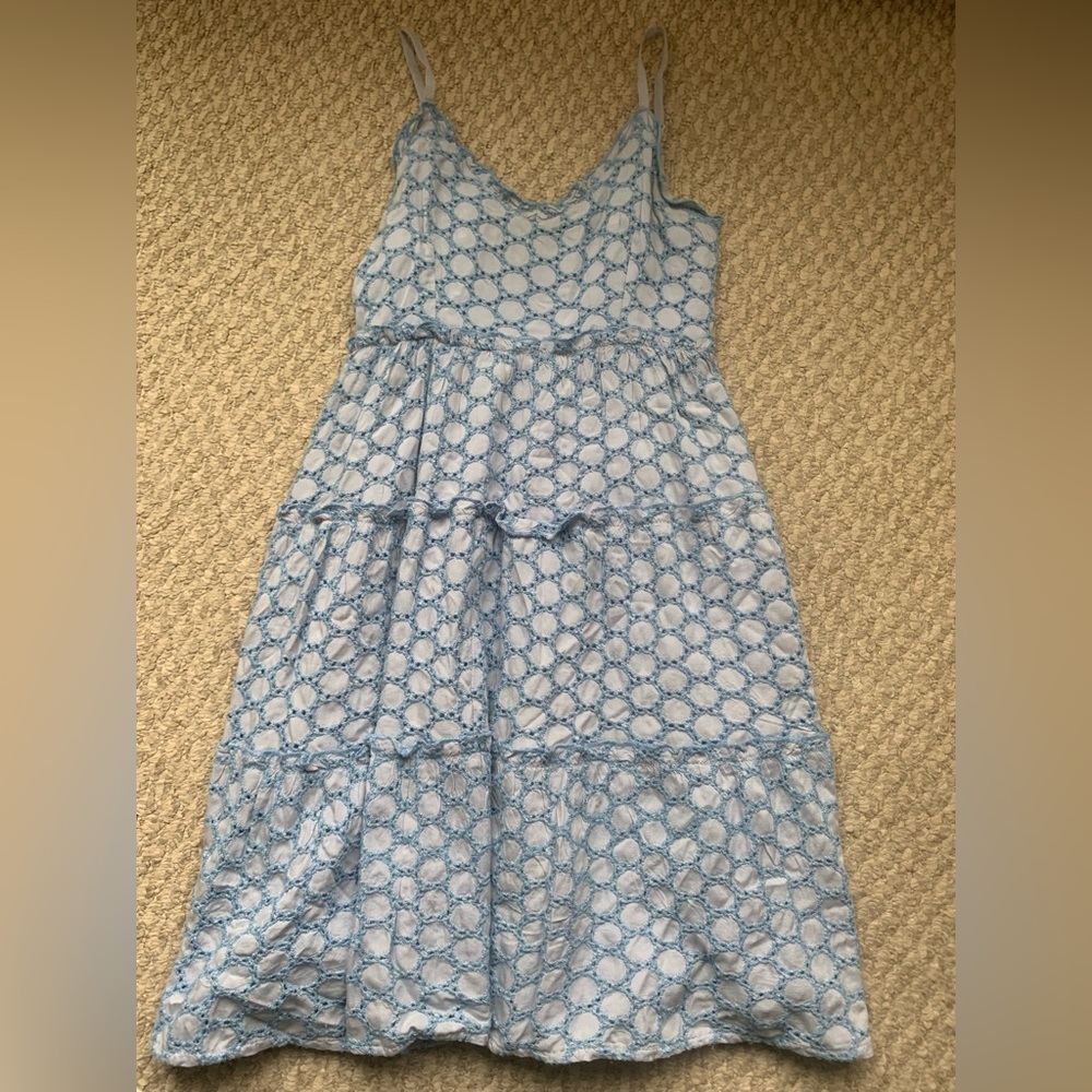 Sun & Sam Blue sundress Small S dress